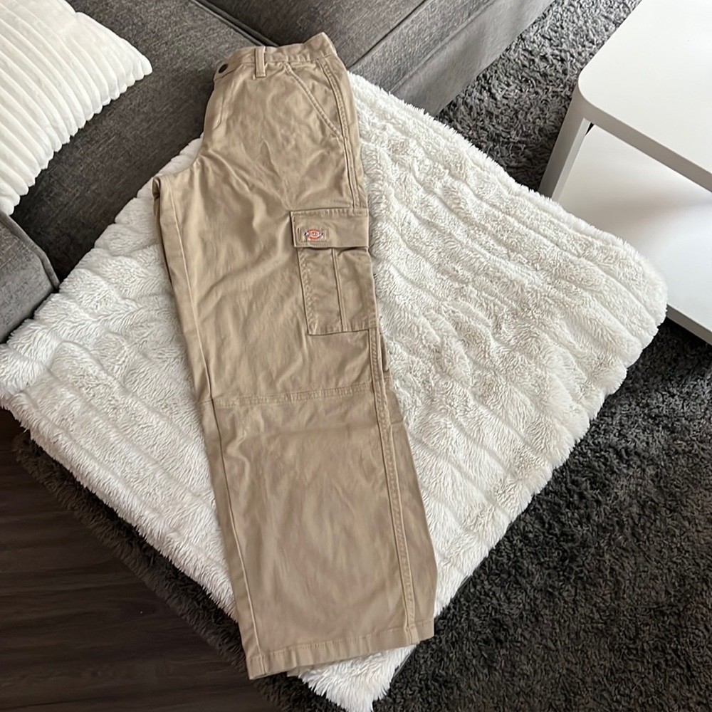 NEW Dickies Tan Cargo Pants Womens 25R